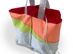 Sac de tri à bord - grand modèle - Blanc & couleurs