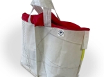 Sac de tri à bord - grand modèle - Blanc & couleurs