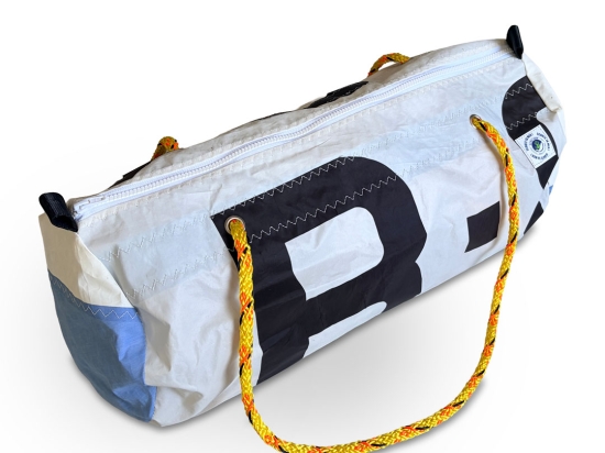 Sac de Sport Polochon blanc avec numéro