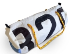 Sac de Sport Polochon blanc avec numéro