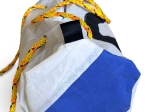Sac de Sport Polochon blanc et bleu