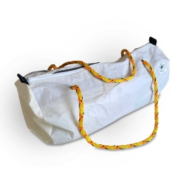 Sac de Sport Polochon blanc et bleu
